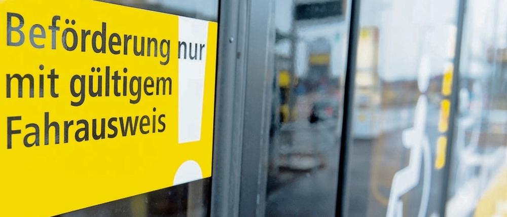 Klare Ansage. Knapp sechs Prozent der BVG-Nutzer ignorieren sie.