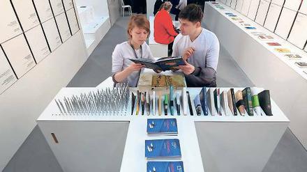 Freier Blick. Der Stand von Litauen auf der Leipziger Buchmesse.