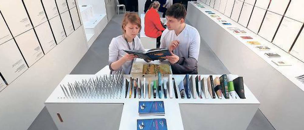 Freier Blick. Der Stand von Litauen auf der Leipziger Buchmesse.