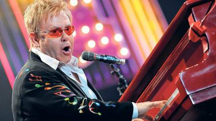 Pianist und Sänger Elton John.