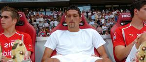 Ganz entspannt: Kevin Kuranyi in den Anfängen seiner Karriere.