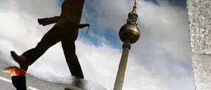 Geht doch! Spaziergänger in Berlin.