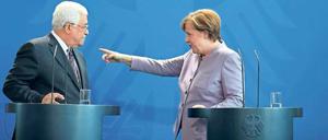 Richtungsweisend. Mahmud Abbas wünscht sich von Deutschland mehr Engagement für Frieden im Nahen Osten. Doch der Einfluss der Bundesregierung in der Region ist nicht sonderlich groß. Das weiß auch Angela Merkel. 