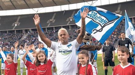 Der Spielmacher. Marcelinho war am Samstag im Berliner Olympiastadion noch einmal in Bestform. 