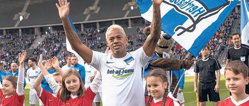 Der Spielmacher. Marcelinho war am Samstag im Berliner Olympiastadion noch einmal in Bestform. 