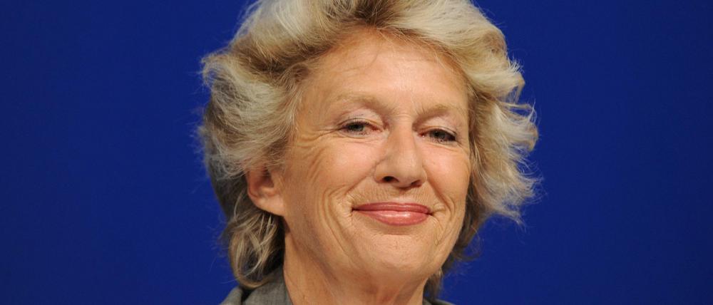 Petra Roth (CDU), 72, war Bürgermeisterin von Frankfurt am Rhein. Sie erhält die Auszeichnung, weil sie die Bedeutung von Kultur in der Kommunalpolitik immer hervorgehoben hat.