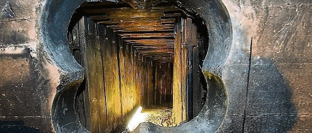 Da guckst Du in die Röhre. Das Tunnelsystem beim Bankraub in Berlin-Steglitz. 