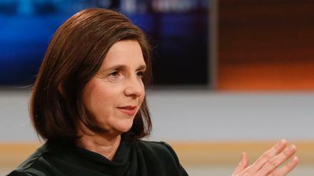 Katrin Göring-Eckardt (Bündnis 90/Die Grünen) spricht bei "Anne Will" über die Saarland-Wahl. 
