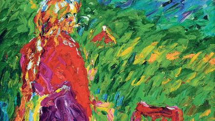 Glutvoll. Emil Noldes „Cigarettenraucherin“ aus dem Jahr 1907.