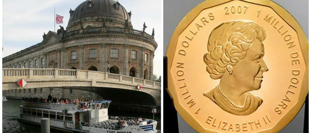 Aus dem Bodemuseum auf der Museumsinsel wurde im März 2017 eine 100 Kilogramm schwere Goldmünze gestohlen.