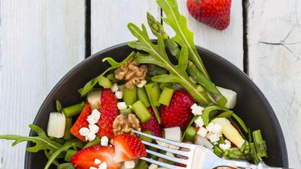 Leckerer Mix: In vielen Salaten ist Rucola enthalten. 