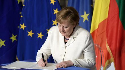 Die Möglichkeit, strittige Dinge im kleinen Kreis in Zukunft voran zu treiben, ist Bundeskanzlerin Angela Merkel sehr wichtig. 