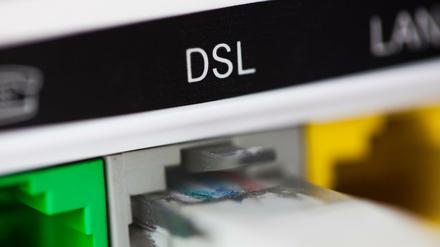 Ein DSL-Modem.