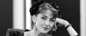 Porzellanhafte Schönheit. Christiane Kaufmann, hier 1990, sagte: "Ich bin brutaler als ich scheine."