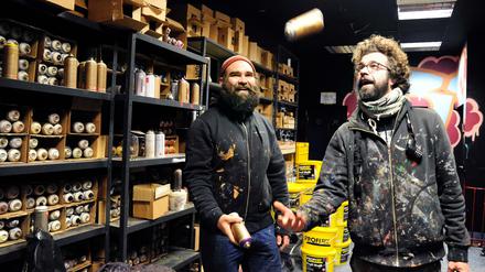 Zu den mehr als 160 Künstlern die sich in "The Haus" austoben durften, zählen Veit und Jakob von der Crew Innerfields.