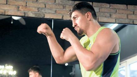 Den Kampf im Blick. Marco Huck kann am Samstag in Dortmund gegen den Letten Mairis Briedis den WBC-Titel im Cruisergewicht holen.