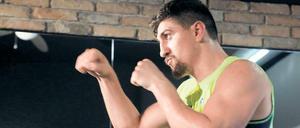 Den Kampf im Blick. Marco Huck kann am Samstag in Dortmund gegen den Letten Mairis Briedis den WBC-Titel im Cruisergewicht holen.