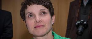 Frauke Petry im März 2017 bei einer Wahlkampfveranstaltung im Saarland.
