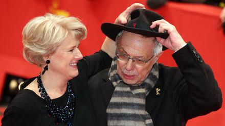 Im Gespräch: Dieter Kosslick mit seiner obersten Dienstherrin, Kulturstaatsministerin Monika Grütters. 