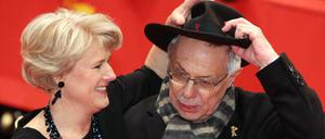 Im Gespräch: Dieter Kosslick mit seiner obersten Dienstherrin, Kulturstaatsministerin Monika Grütters. 