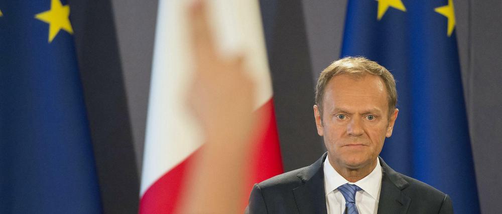 Leitlinien für Brexit sind da: EU-Ratspräsident Donald Tusk
