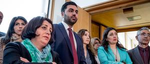 Türkischstämmige Mandatsträger aus Kommunen und Ländern am Mittwoch im Auswärtigen Amt.