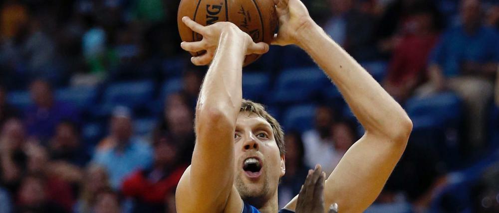 Dirk Nowitzki spielte stark, New Orleans gewann trotzdem.