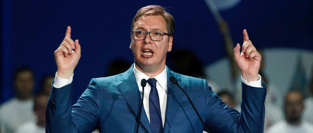 Alles in der Hand in Serbien: Aleksandar Vucic