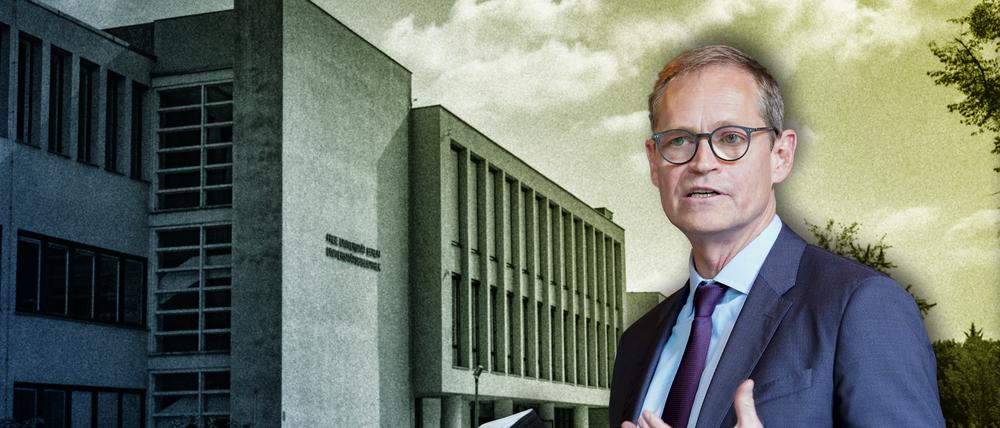 Michael Müller und die FU.