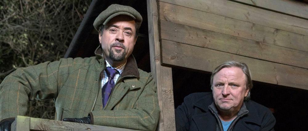 Jan Josef Liefers (links) als Prof. Karl-Friedrich Boerne und Axel Prahl als Kommissar Frank Thiel