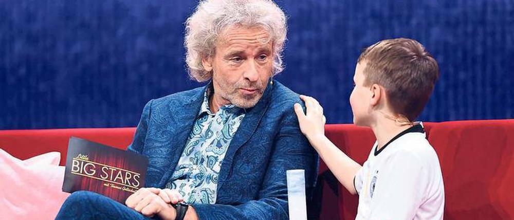 Kinder können auch trösten. Thomas Gottschalk und seine „Big Little Stars“.