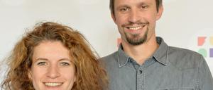 Die Programmgeschäftsführer von "funk", dem multimedialen Angebot von ARD und ZDF: Sophie Burkhardt (ZDF) und Florian Hager (ARD).