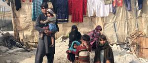 Afghanische Flüchtlinge, die aus Pakistan zurückgekehrt sind.