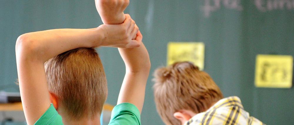Schüler im Unterricht.