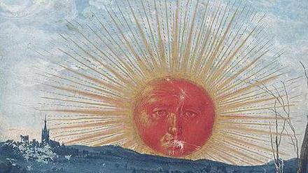 "Rote Sonne", Buchmalerei von Jörg Breu dem Älteren (1531/32).