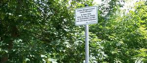 Spaß am Rande. In Marzahn löst man das Müllproblem denkwürdig.