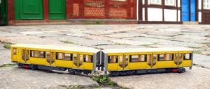 Neue U-Bahnen in Spandau ... schnell geht's nur in dieser Größe.