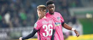 Auftritt mit Aussicht. Julius Kade (links) und Jordan Torunarigha spielten stark vor. 