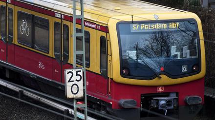 Auch die S7 war von der Sperrung betroffen.