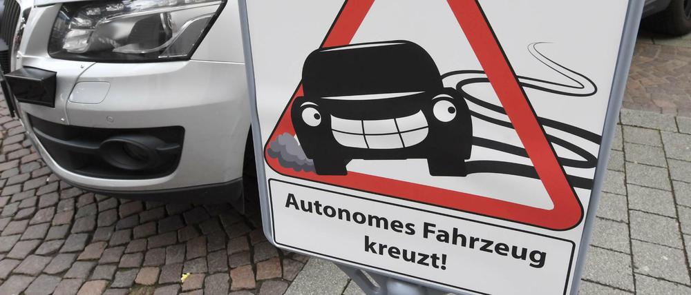 Vorsicht, Roboter am Steuer. Bald Realität im Berliner Verkehr.