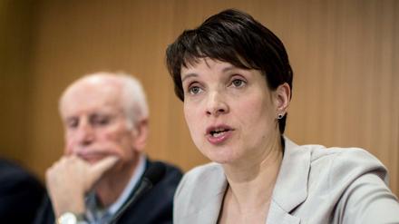 Kämpferisch und umstritten: Die AfD-Vorsitzende Frauke Petry