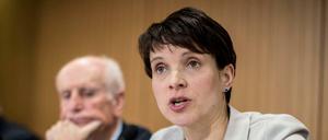 Kämpferisch und umstritten: Die AfD-Vorsitzende Frauke Petry