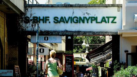 Der Savignyplatz in Charlottenburg.