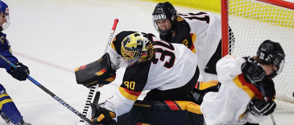 Die deutsche Nationalmannschaft bei der Frauen-WM in den USA.