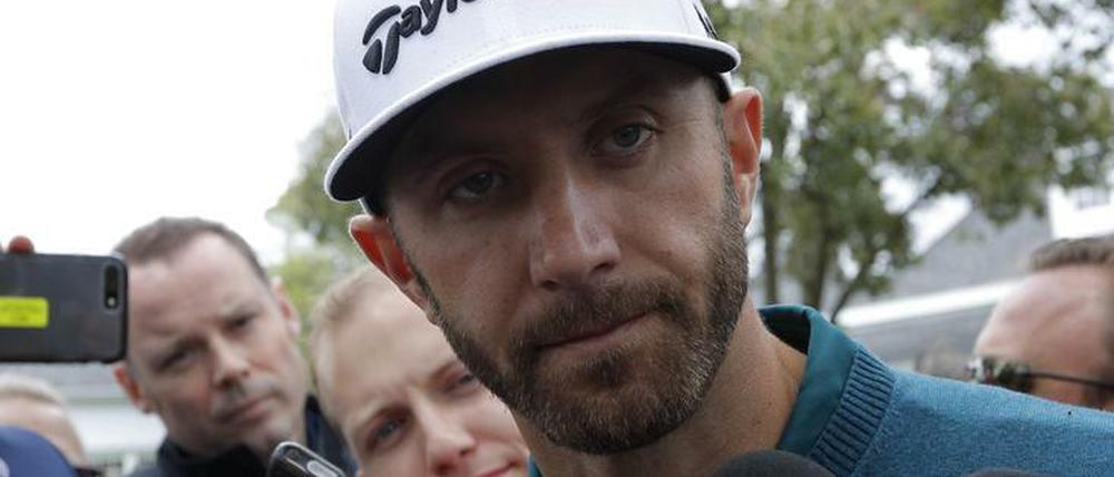 Dustin Johnson schaut genauso wie er sich fühlt.