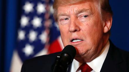 Entschlossen ordnete US-Präsident Donald Trump den Luftangriff auf Syrien an.