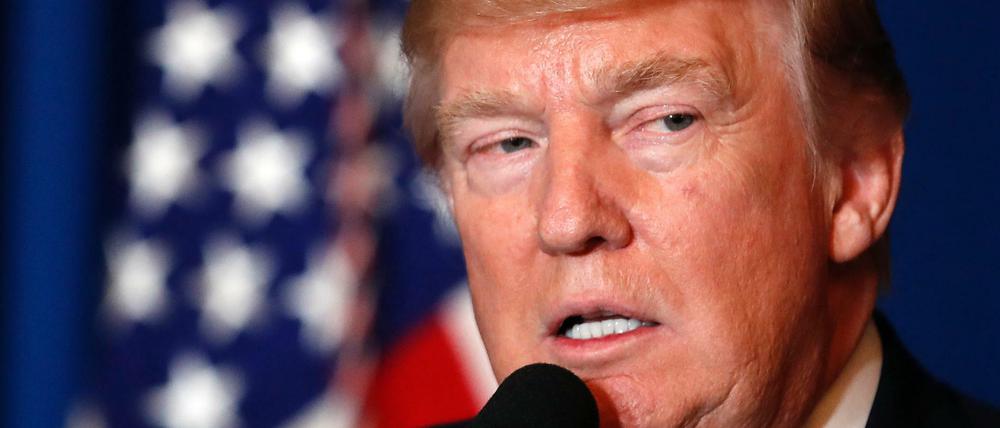 Entschlossen ordnete US-Präsident Donald Trump den Luftangriff auf Syrien an.