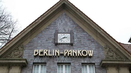 Der S-Bahnhof Pankow.