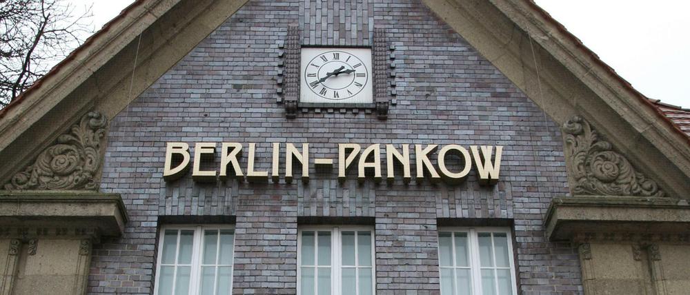 Der S-Bahnhof Pankow.