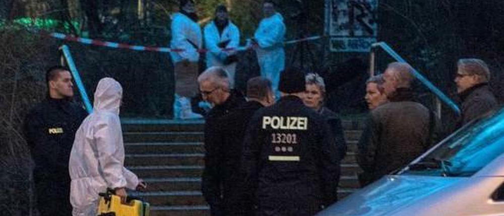 Die Leiche wurde 2016 in der Parkanlage an der Ruschestraße gefunden.